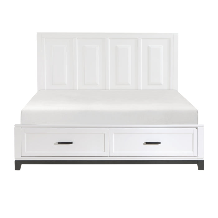Garretson (3) Eastern King Platform Bed with Footboard Storage