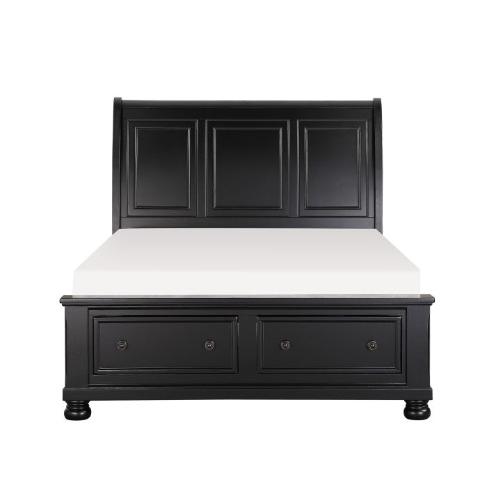 Laurelin (3)Eastern King Sleigh Platform Bed with Footboard Storage