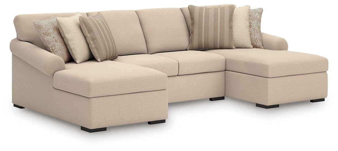 LadyMae Sectional with Chaise - Esencia Home Furniture (Fontana, CA)