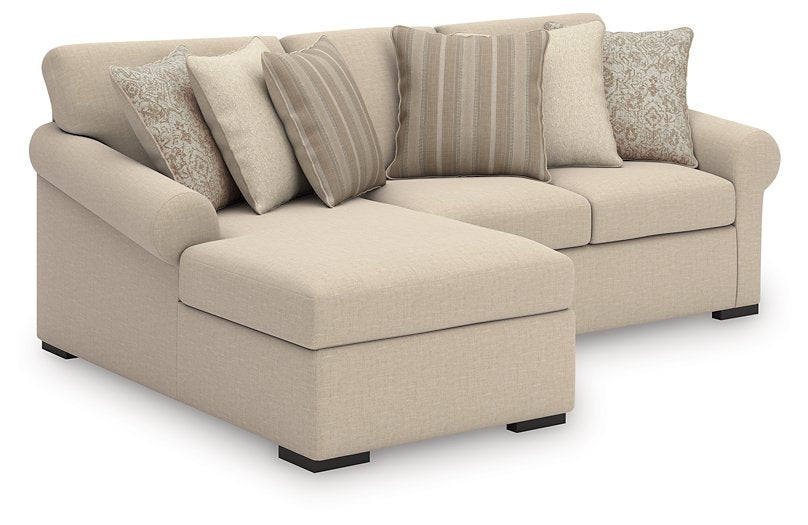 LadyMae Sectional with Chaise - Esencia Home Furniture (Fontana, CA)