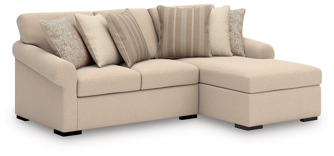 LadyMae Sectional with Chaise - Esencia Home Furniture (Fontana, CA)