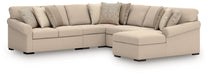 LadyMae Sectional with Chaise - Esencia Home Furniture (Fontana, CA)