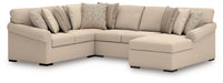 LadyMae Sectional with Chaise - Esencia Home Furniture (Fontana, CA)