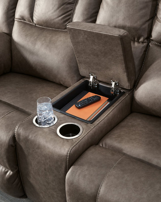 Lowilla Reclining Loveseat with Console