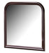 Crown Mark Furniture Louis Philip Dresser Mirror in Dark Cherry image