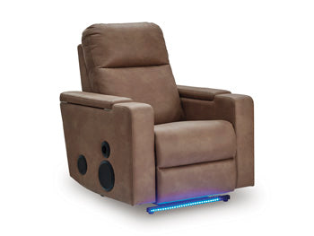 Lorrenton Power Glider Recliner with Audio System - Esencia Home Furniture (Fontana, CA)