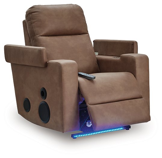 Lorrenton Power Glider Recliner with Audio System - Esencia Home Furniture (Fontana, CA)