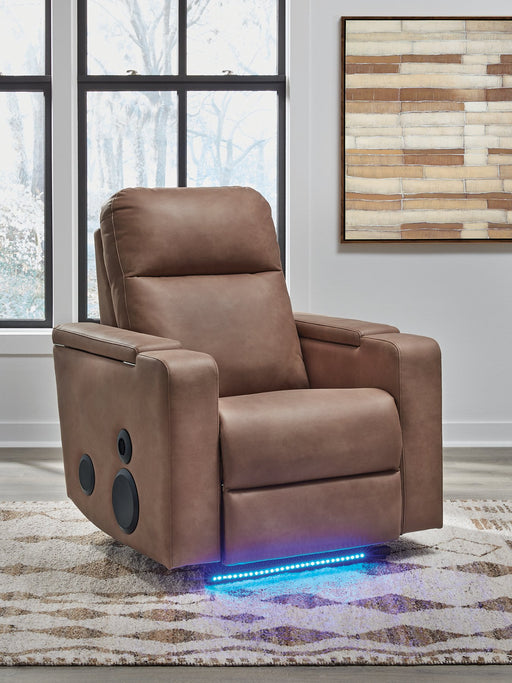 Lorrenton Power Glider Recliner with Audio System - Esencia Home Furniture (Fontana, CA)