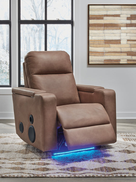 Lorrenton Power Glider Recliner with Audio System - Esencia Home Furniture (Fontana, CA)