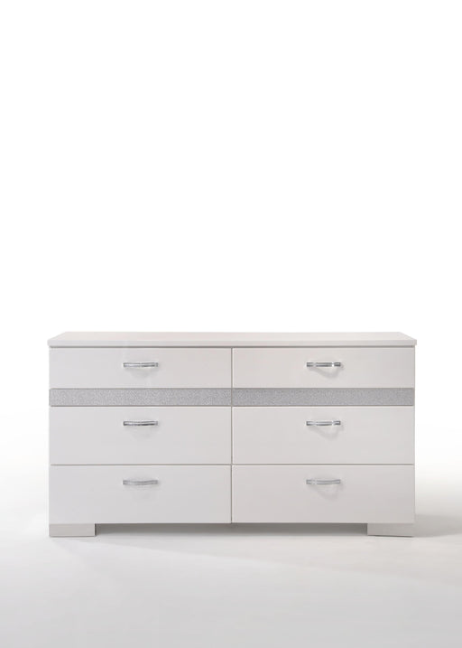 Naima II White High Gloss Dresser image