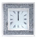 Noralie Mirrored & Faux Diamonds Wall Clock image