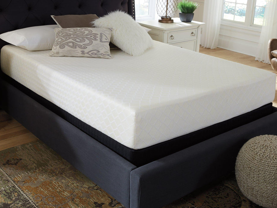 10 Inch Chime Memory Foam Mattress Set - Esencia Home Furniture (Fontana, CA)