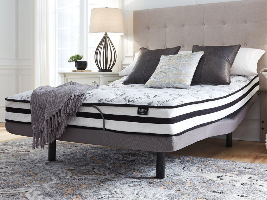 8 Inch Chime Innerspring Mattress Set - Esencia Home Furniture (Fontana, CA)