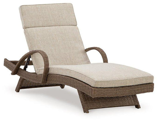 Beachcroft Outdoor Chaise Lounge with Cushion image