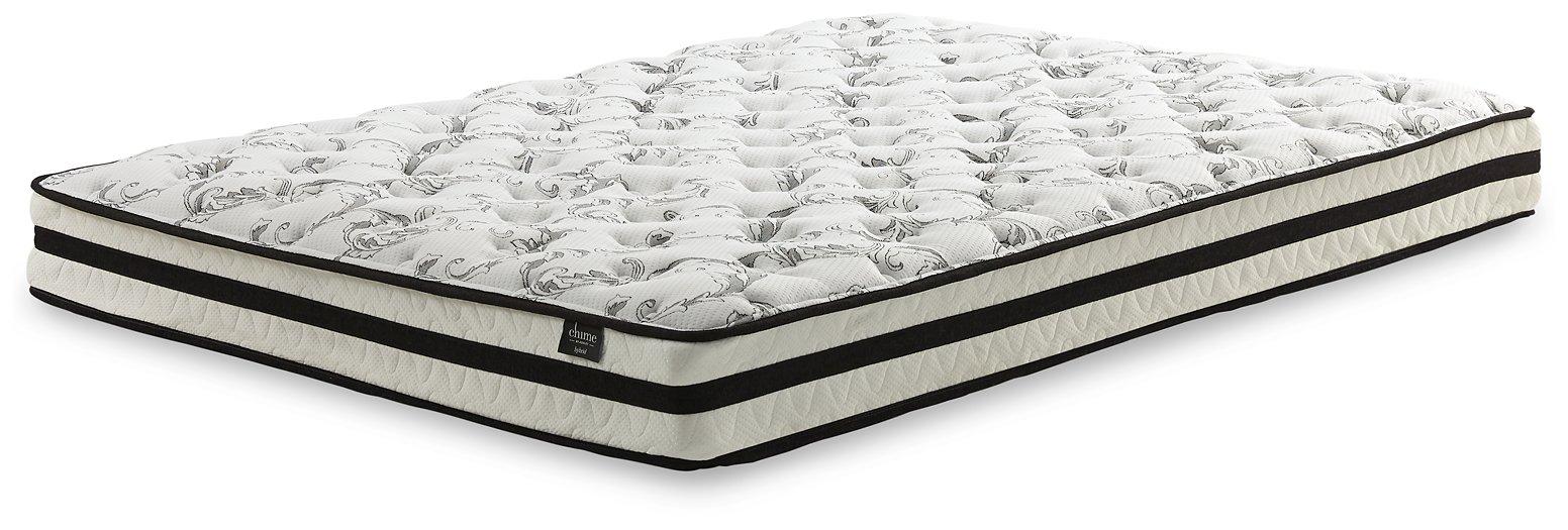 8 Inch Chime Innerspring Mattress Set - Esencia Home Furniture (Fontana, CA)
