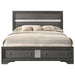 Crown Mark Regata Queen Storage Bed in Grey image