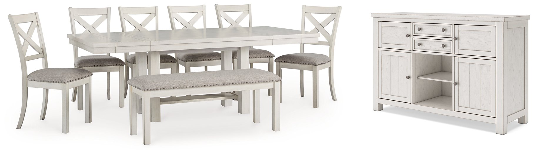 Robbinsdale Dining Package - Esencia Home Furniture (Fontana, CA)