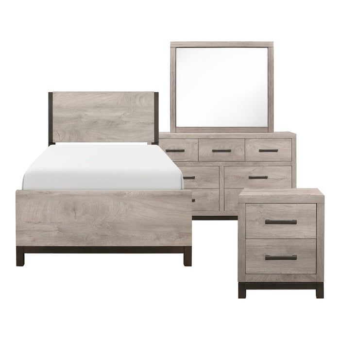 Zephyr Twin Bed Set Beige