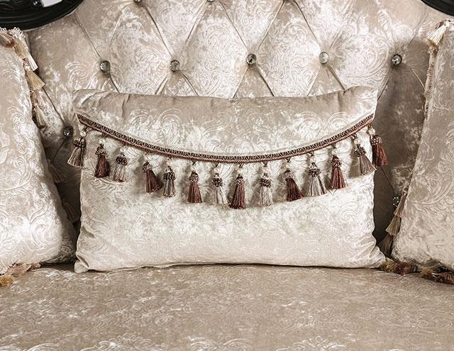 Acapulco White & Espresso Loveseat