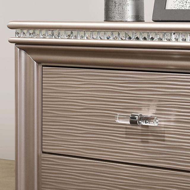 ALLIE Dresser Beige & Rose Gold