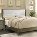Enrico Full Queen Bed Brown, Black, & Cherry - Esencia Home Furniture (Fontana, CA)