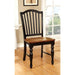 MAYVILLE Black/Antique Oak Side Chair (2/CTN) image