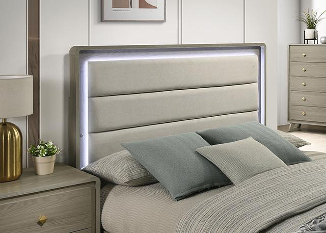 Rainier E.King Bed - Esencia Home Furniture (Fontana, CA)