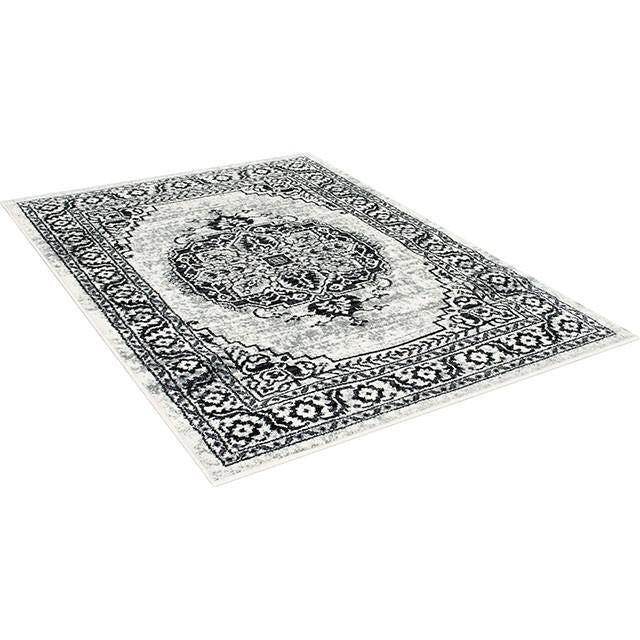 Serang Gray/Black 5' X 7' Area Rug