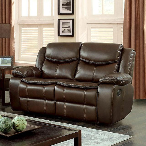 Pollux Brown Love Seat image