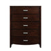 Homelegance Lyric 5 Drawer Chest in Dark Espresso 1737NC-9 image