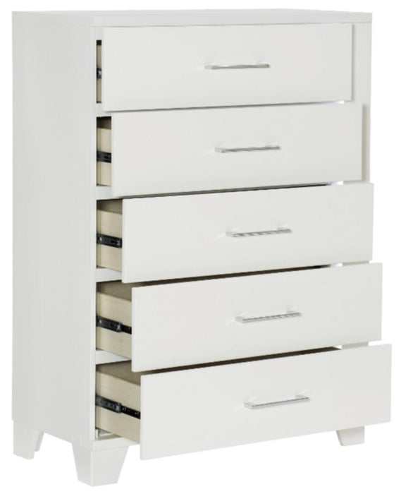 Homelegance Kerren Chest in White 1678W-9