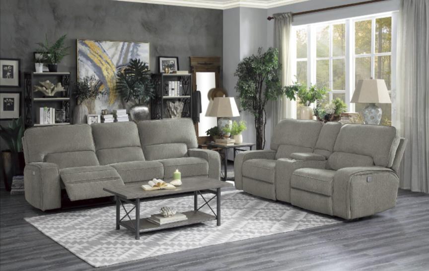 Borneo Double Reclining Sofa in Mocha