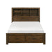 1592K-1CK*-Bedroom (3) California King Platform Bed with Footboard Storage image