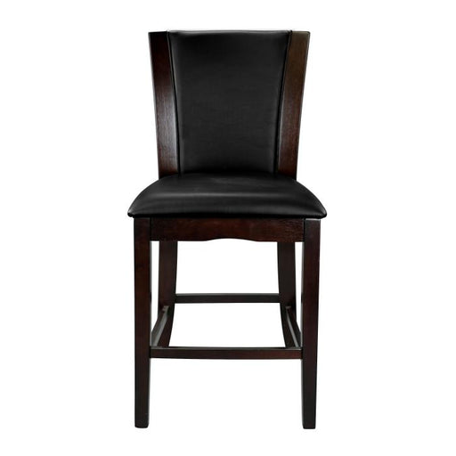 710-24 - Counter Height Chair, Dark Brown Bi-Cast Vinyl image