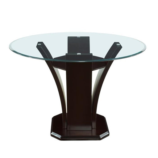 710-36RD* - (3)Round Counter Height Table, Glass Top image
