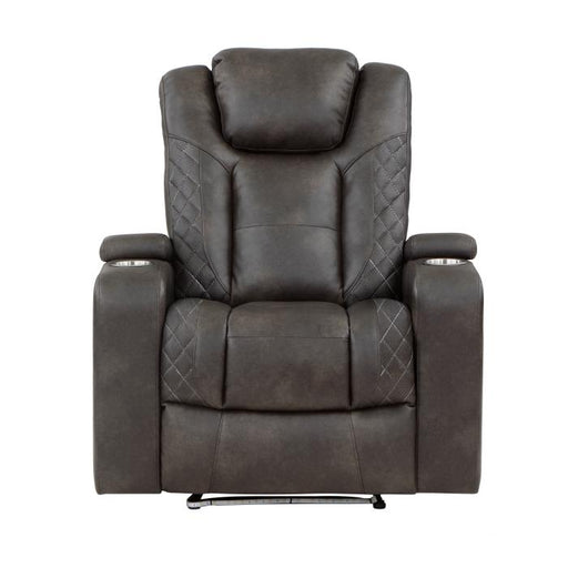 9211BRG-1PWH - Power Reclining Chair with Power Headrest and Storage Arms, Cup Holders image