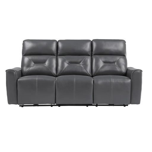 9446GY-3PW - Power Double Reclining Sofa with USB Ports image