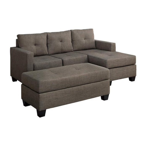9789BRG*2OT - (2)2-Piece Reversible Sofa Chaise with Ottoman image
