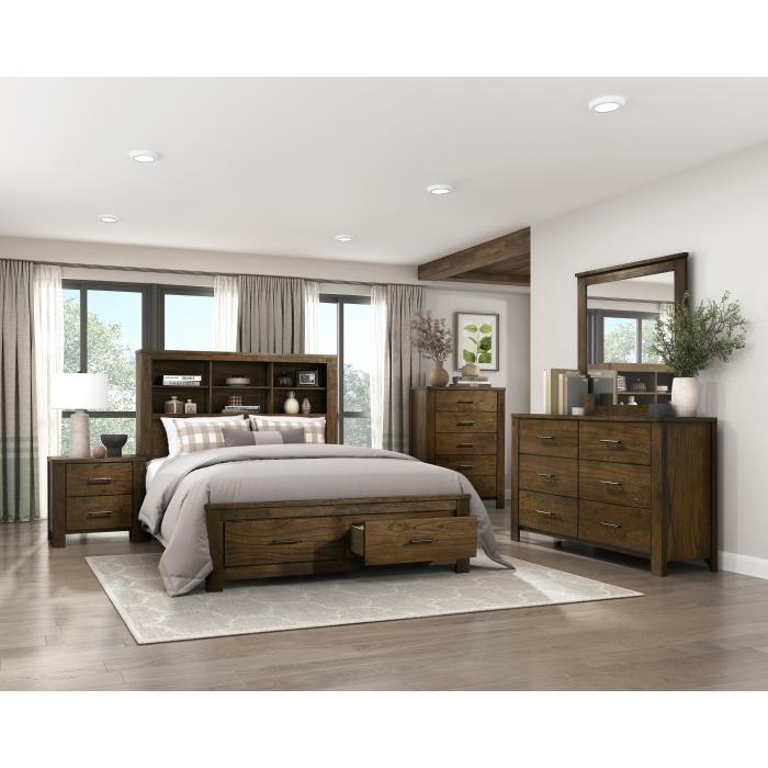 1592K-1EK-Bedroom (3) Eastern King Platform Bed with Footboard Storage