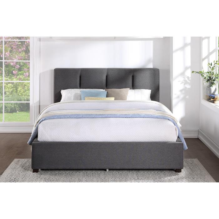 Aitana (4) Queen Platform Bed with Storage Footboard