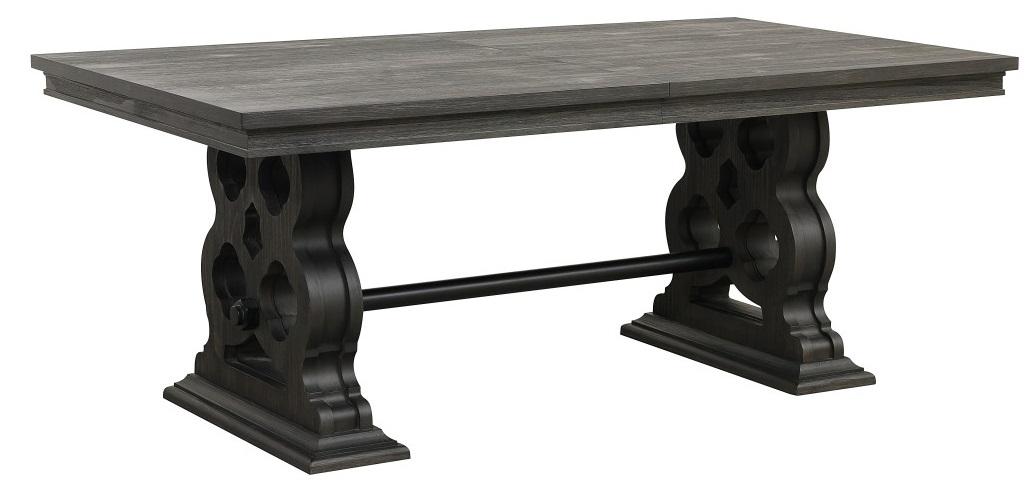 Arasina Dining Table in Dark Pewter 5559N-96