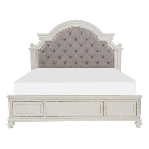 Baylesford Queen Upholstered Panel Bed in Antique White 1624W-1 image