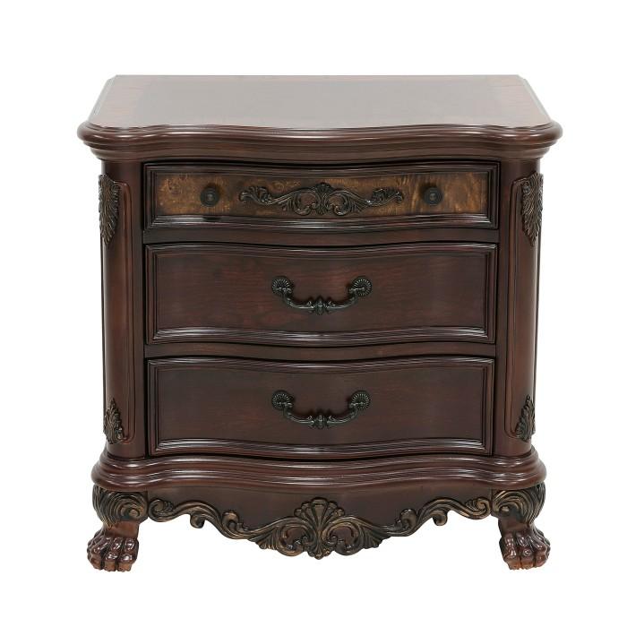 Deryn Park 3 Drawer Nightstand in Cherry 2243-4 image