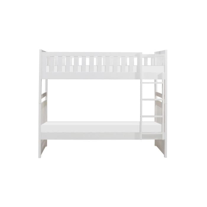 Galen Twin/Twin Bunk Bed in White B2053W-1 image