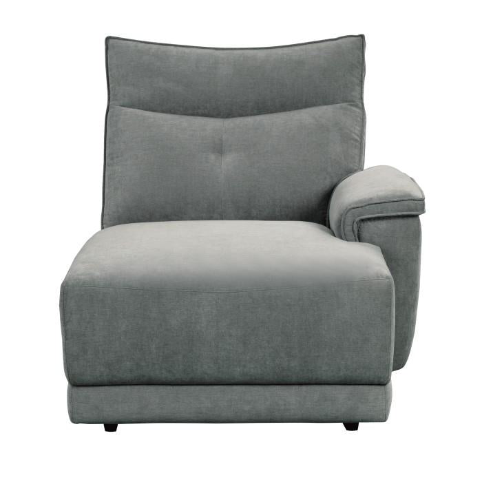 Tesoro Right Side Chaise in Dark Gray 9509DG-5R image