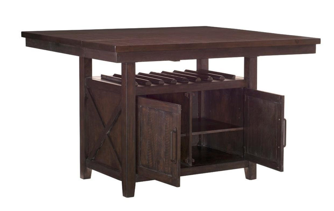 Oxton Counter Height Table in Dark Cherry 5655-36