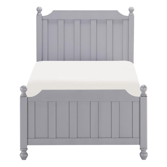 Wellsummer Twin Panel Bed in Gray 1803GYT-1 image