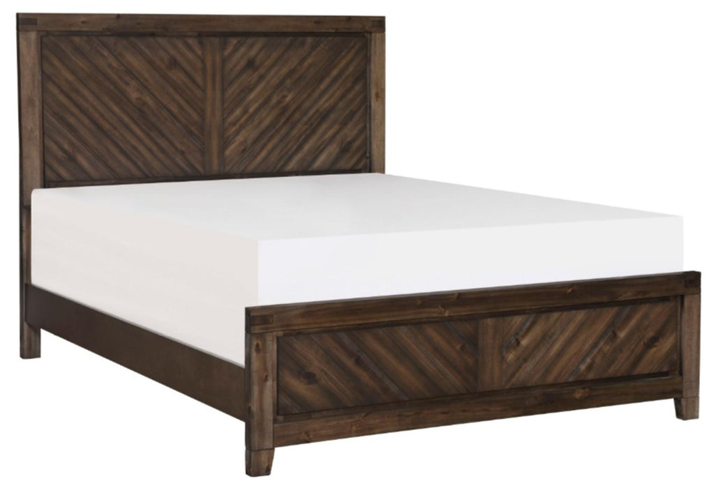 Parnell King Panel Bed in Rustic Cherry 1648K-1EK