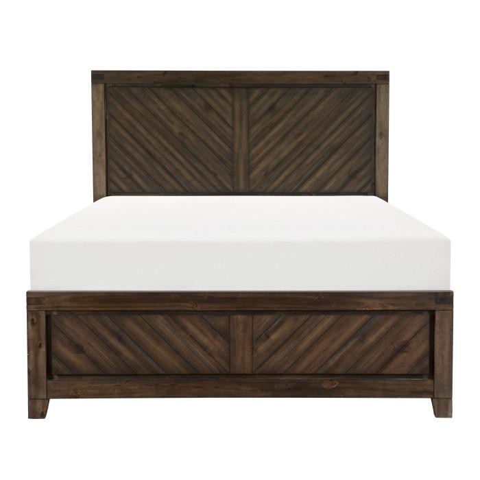 Parnell Queen Panel Bed in Rustic Cherry 1648-1 image