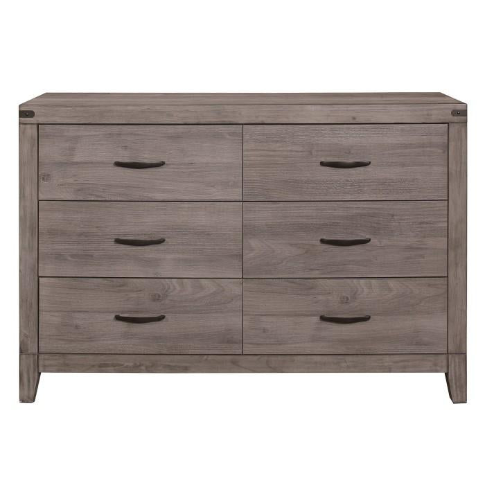 Woodrow 6 Drawer Dresser in Gray 2042-5 image